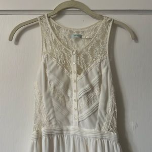 Vintage looking white lace dress